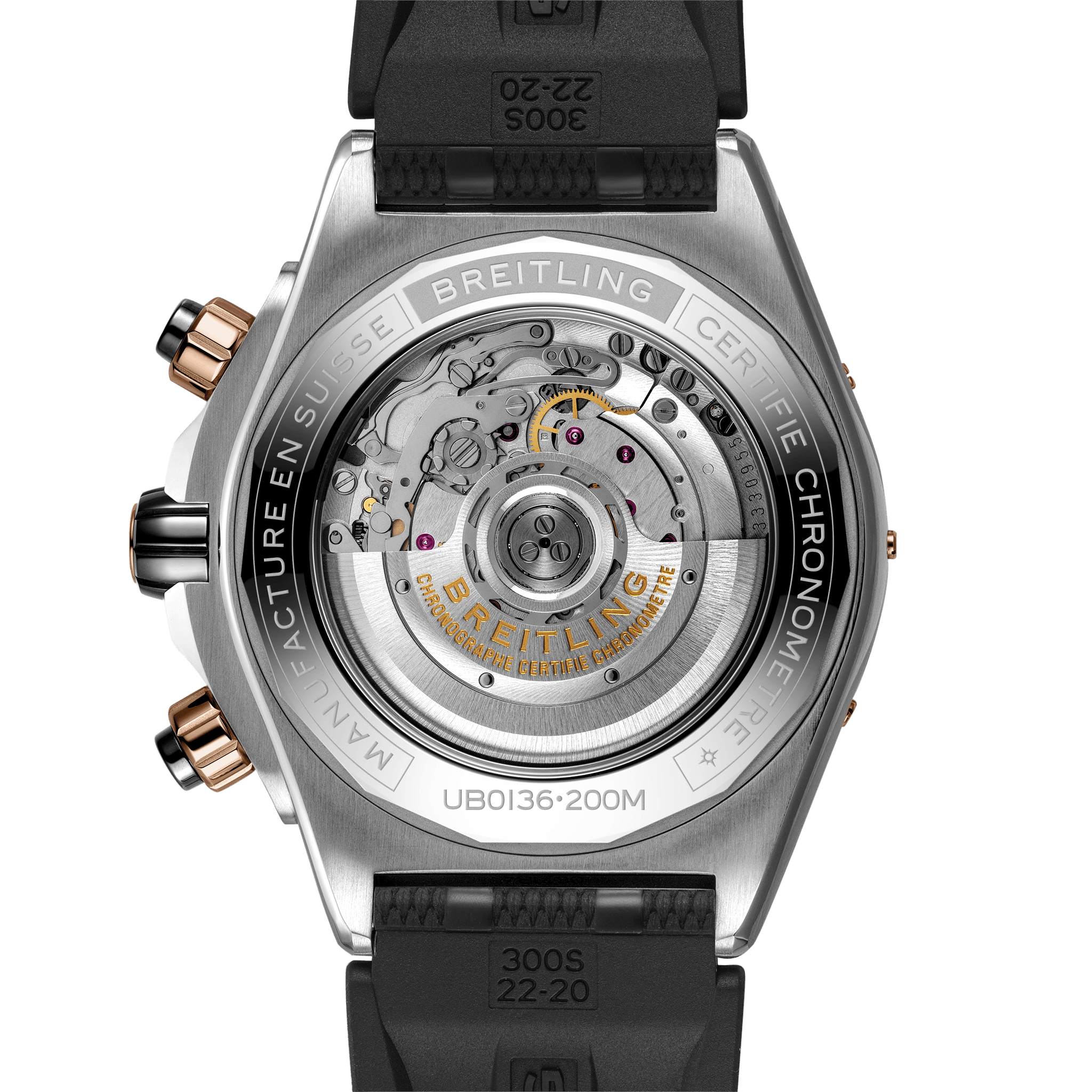 Super Chronomat B01 Automatic 44 mm Stainless Steel and Red Gold Breitling